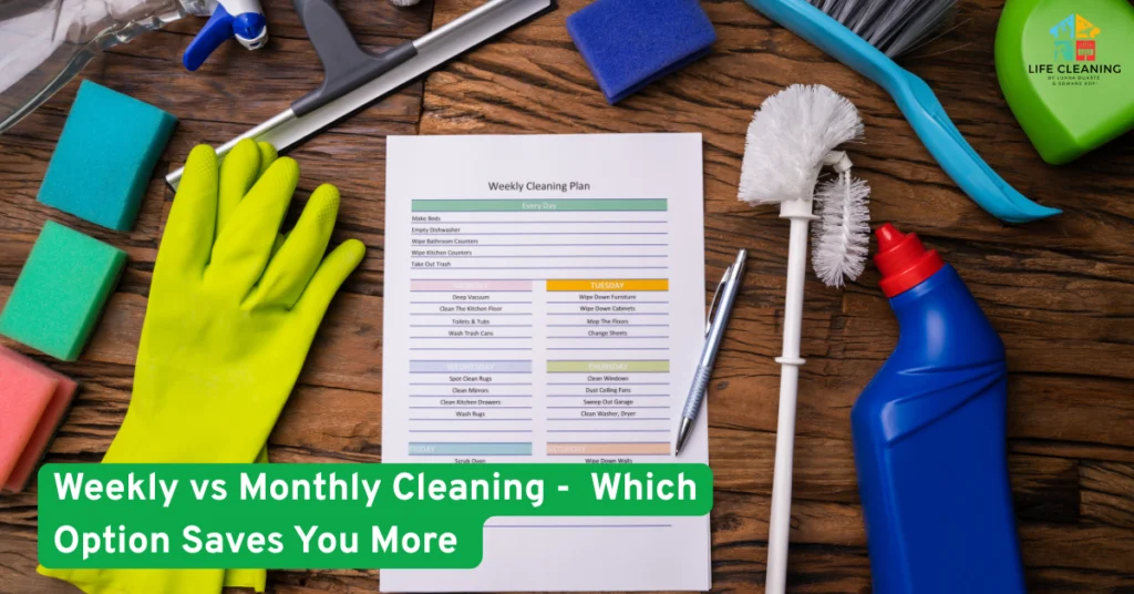 Weekly vs Monthly Cleaning - Which Schedule Saves More Money?